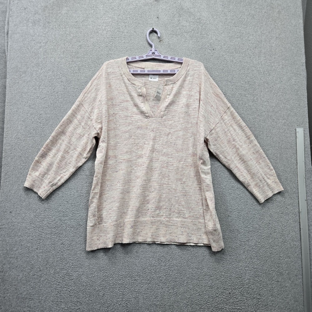 LOFT Women Sweater XL Beige All Seasons Tuinic Pullover NWT